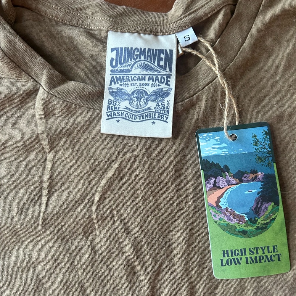 Jungmaven Earthy Tan Long Sleeved Tee